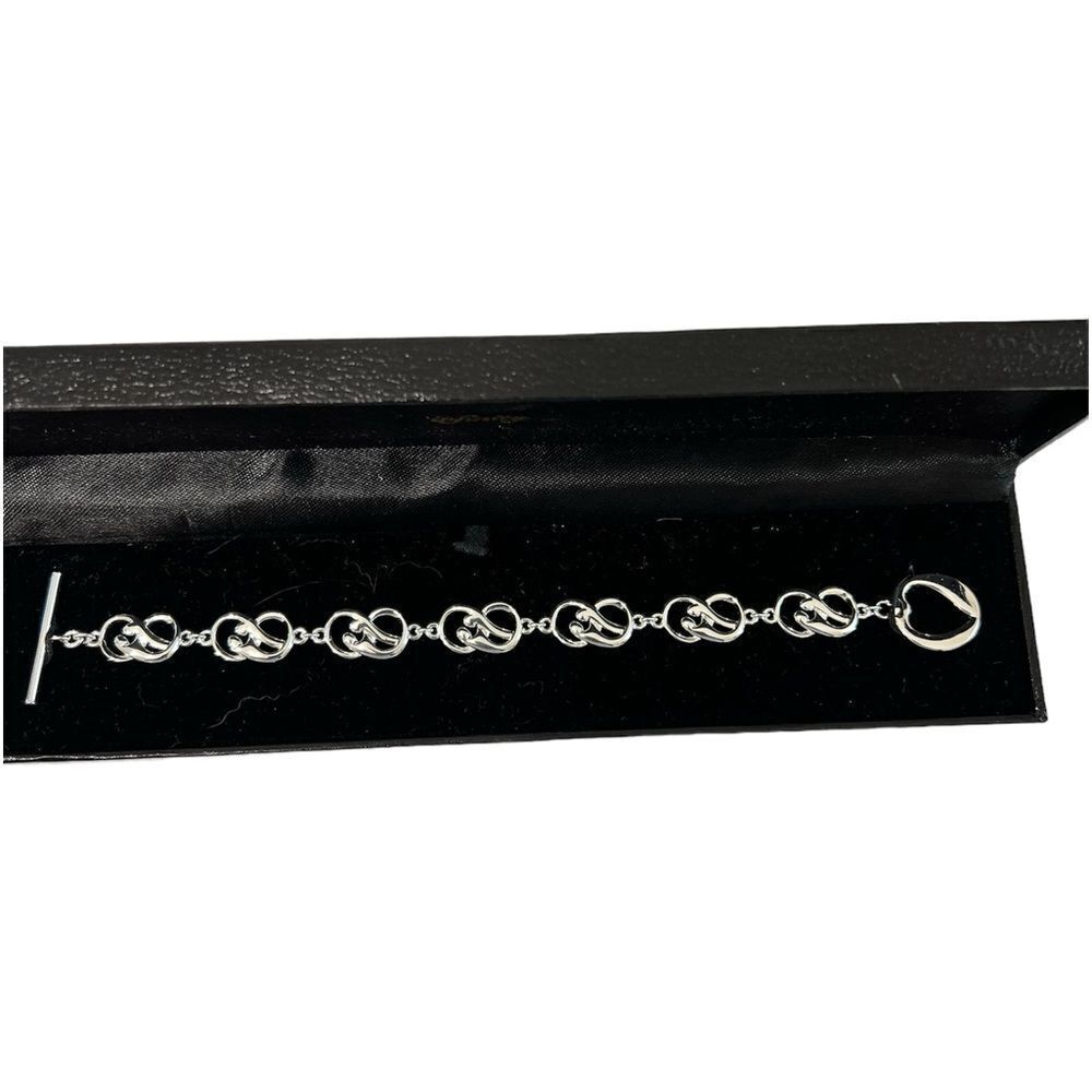 Enesco’s Circle Of Love Silver Infinity Bracelet 7.5”